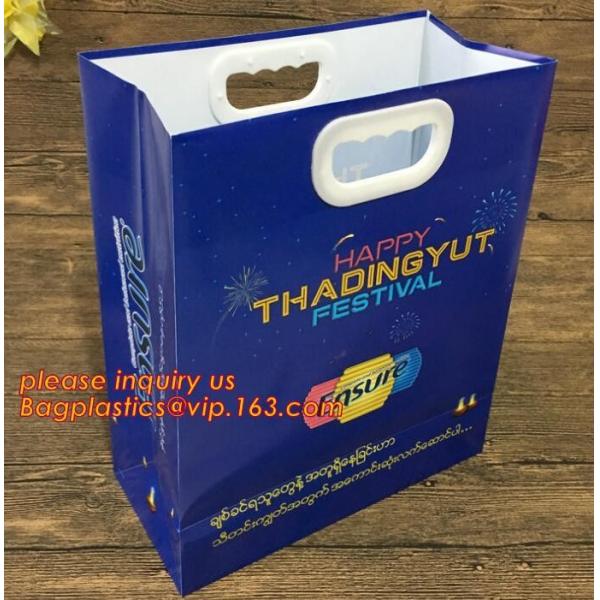 Wholesale reusable biodegradable luxury die d u cut handle cart non woven gift shopping bags with logo bagplastics bagea