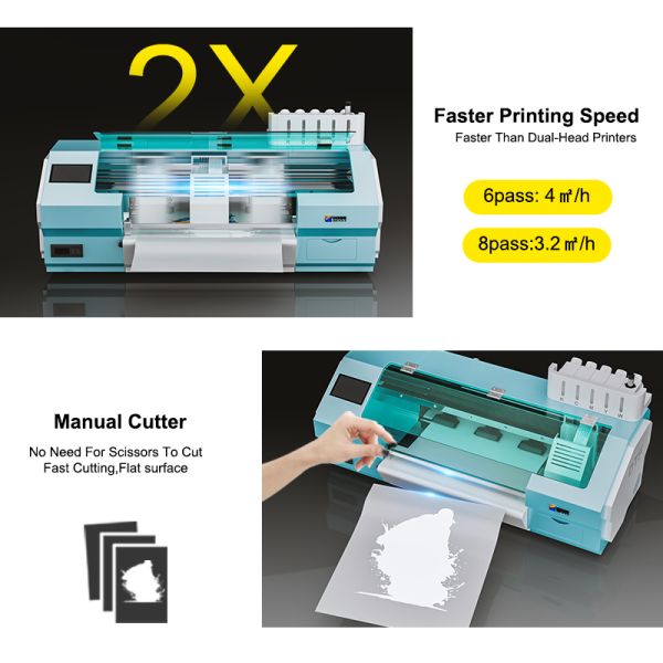 A3 350mm Commercial DTF Printer for Small Print Shops Easy Maintenance  Factory Direct