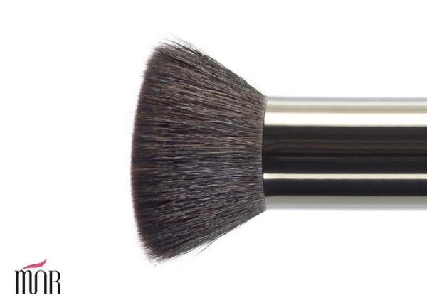 Travel Goat Hair Flat Top Buffer Brush Power Foundation Makeup Brushes