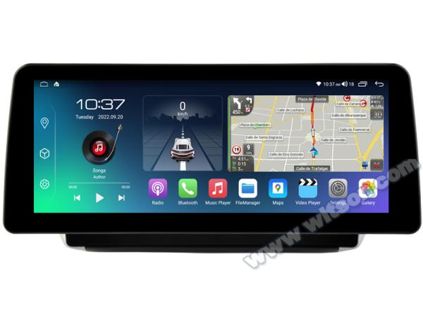 12.3 Smart Ultra Wide Screen For Peugeot 2008 208 2012-2016 Car Video Touch QLED Multimedia Stereo