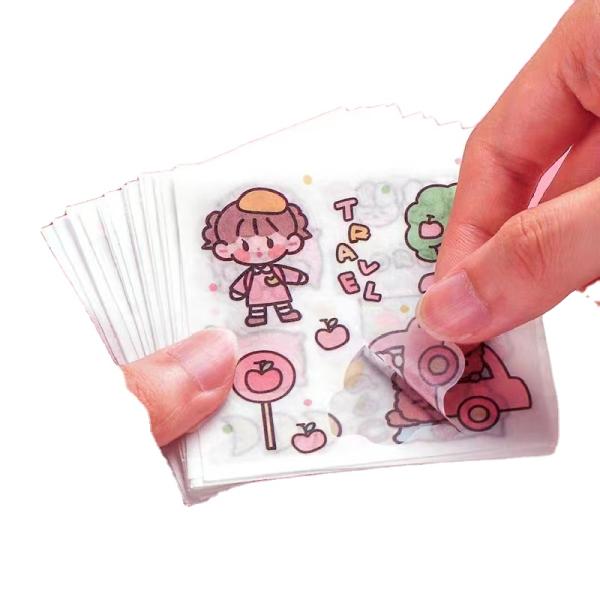 Die Cut Seal Sticker Label Waterproof Vinyl 101*137MM For Promotion