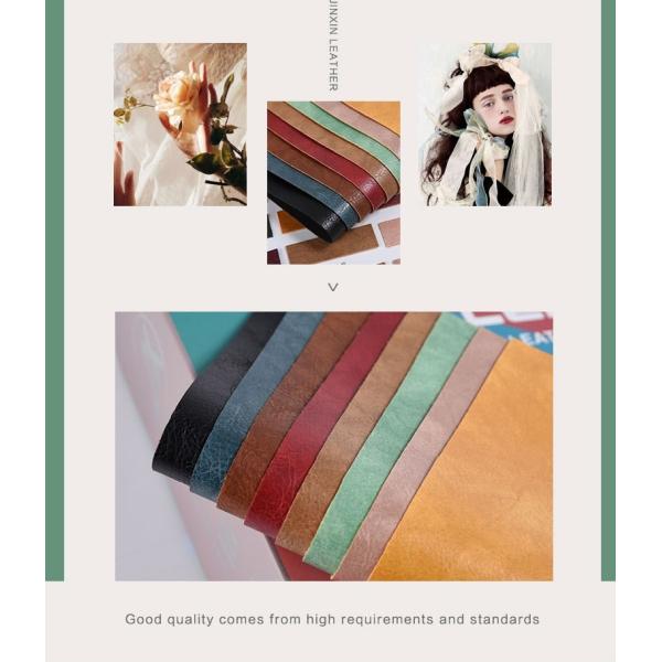 Bolsas blandas de cuero falso de PVC de grano de elefante de tejido de cuero vintage retro