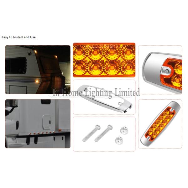 12v Led Side Marker Lights / Underwater Marine Lights For Marine Or Truck