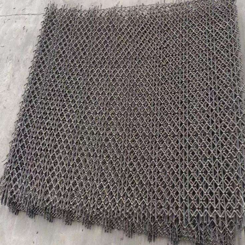 65Mn High Carbon Steel Crimped Wire Mesh with 15mm Opening Size and 2mm Wire Diameter for Industrial Screening