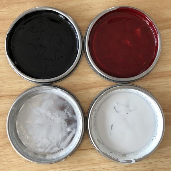1K Basecoat Vermelho/Negro Pearl Car Paint, resistente a intempéries Pearlescent Auto Paint, Clear Coat, Hardener, Thinner