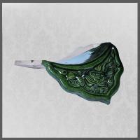 Dragon chinois vitré vert décoratif de tuiles de toit de matériel couvrant