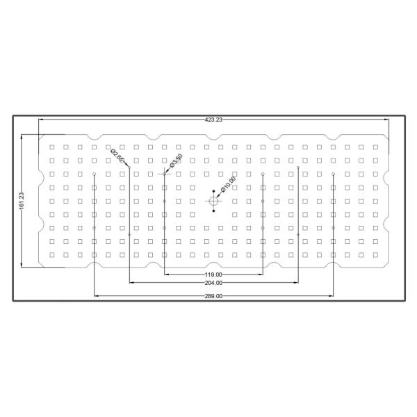 200IN1 60Degree Высокосветное светопередающее объективное освещение Наружное футбольное поле 100W Led Stadium light 150W 200W