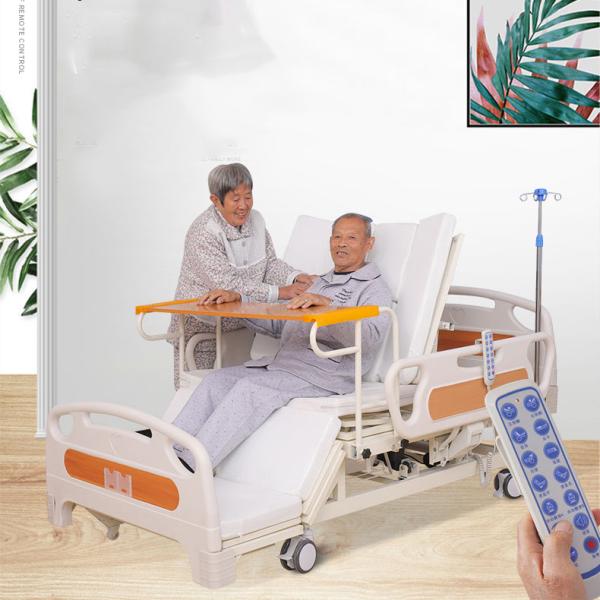 Length 2000mm Hospital Nursing Bed Remote Control Icu Hospital Bed