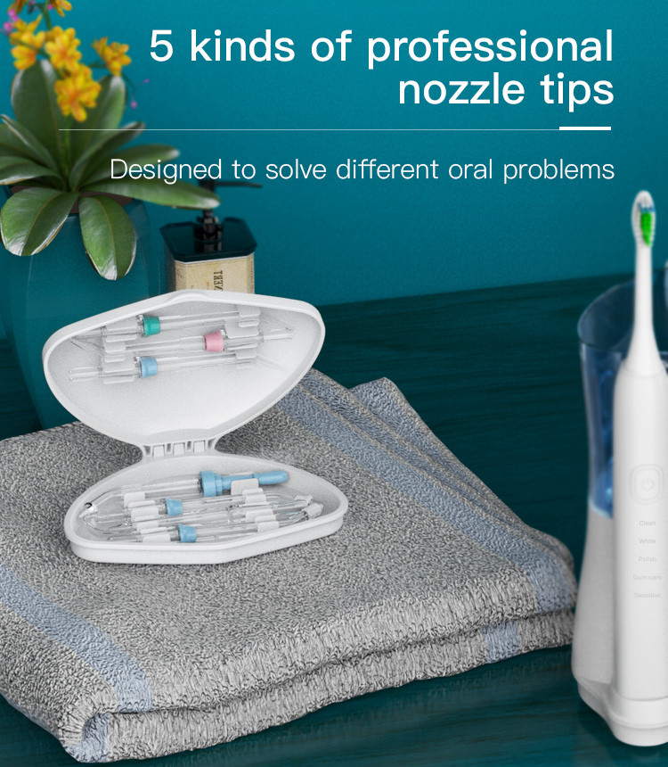 Комбинированные зубы Flosser воды Countertop электрической зубной щетки IPX4 забеливая 600ml