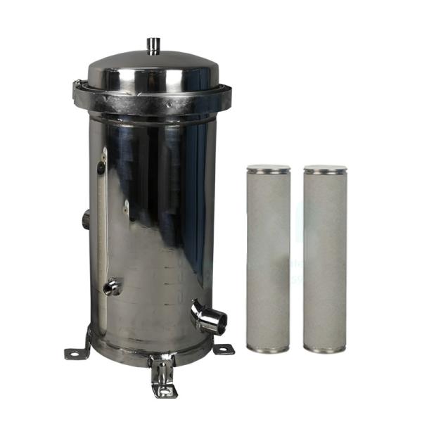 Casa de filtro de sacos de aço inoxidável confiável para capacidade de filtragem de 3000L/hora