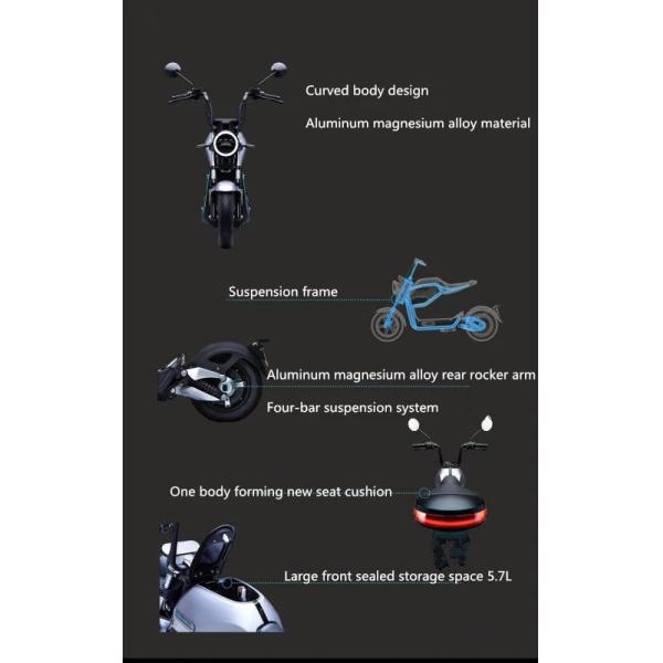 Intelligent Miku Max Electric Smart Scooter 12 Tube Controller Frame Material Steel