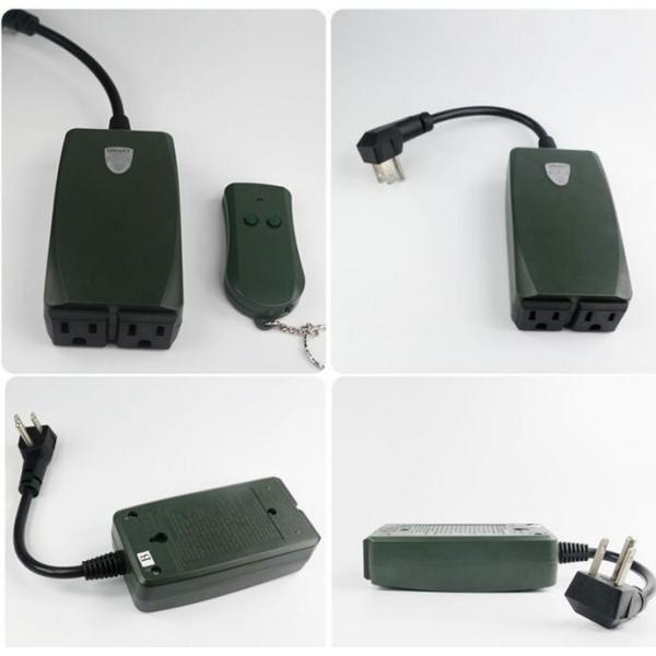 USA type Outdoor Remote Control Outlet Wireless Light Switch Socket US Plug Waterproof US Plug[Smart Electronics] Wholesale