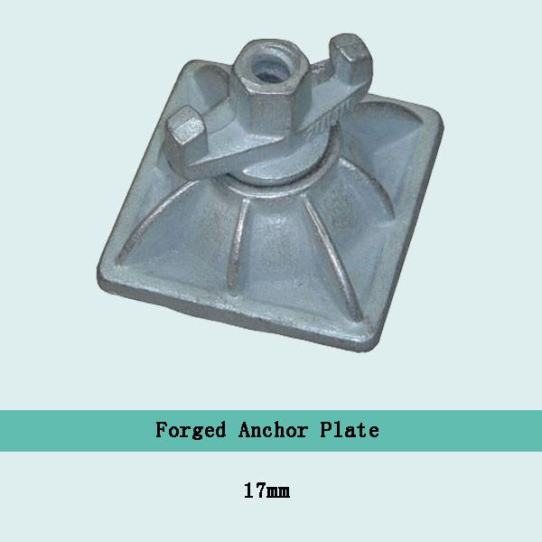 Square plate swivel forged wing nut Scaffolding Accessories 1.31kg φ17/ 22mm