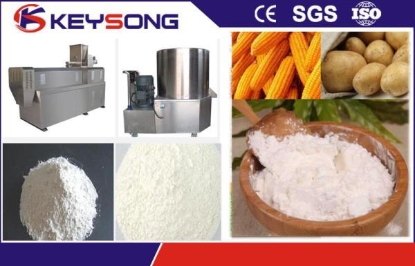 Potato Modified Maize Starch Manufacturing Machine , Rice Powder Making Machine