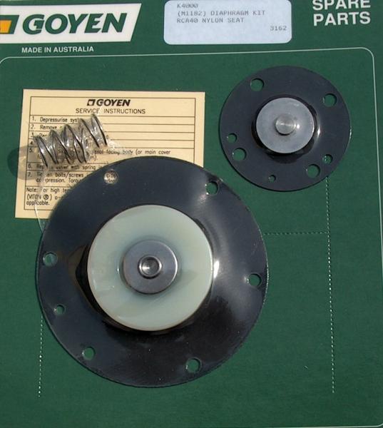 Diaphragm Nitrile Black K4000 / K4007 CA40MM RCA40MM Pulse Jet Valves integral piloted