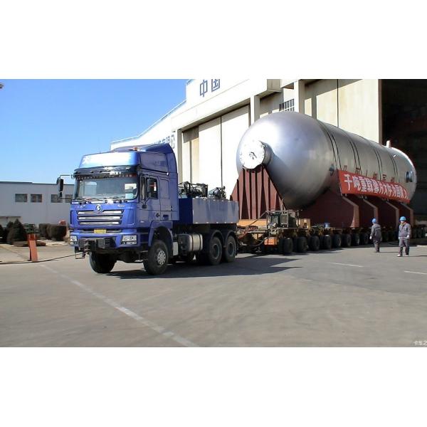 Тракторные грузовики 6*6 полный привод Shacman Prime Mover Cummins 600hp двигатель с 10 шинами