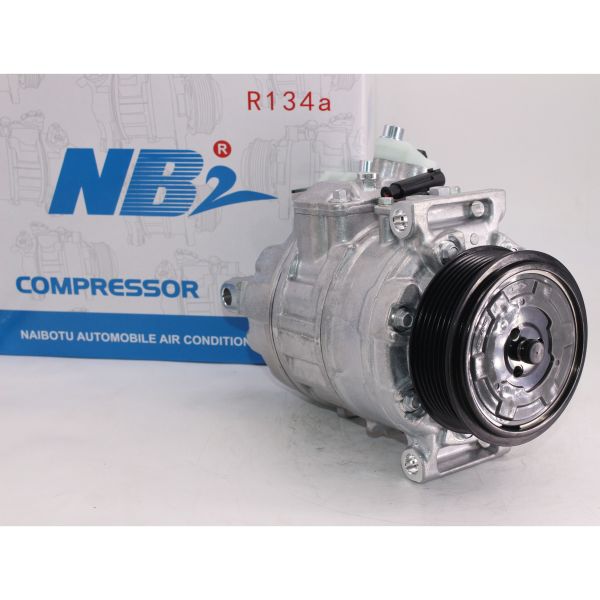 OE A0022305811 12Volt R134a Car Air Conditioner Compressor for Mercedes-Benz-Hollow Piston Variable Displacement New