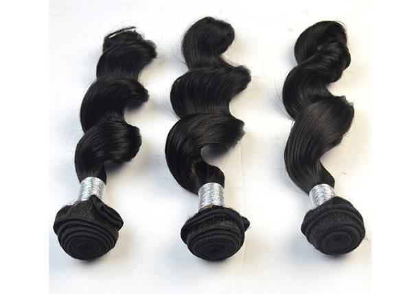 Unprocessed Virgin Peruvian Hair Extensions Natural Wave Virgin Human Hair