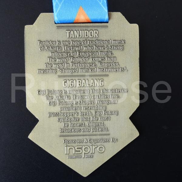 Custom gold silver run medal,personalized Antique bronze honor runner sport medal,City Game Competition club award medal