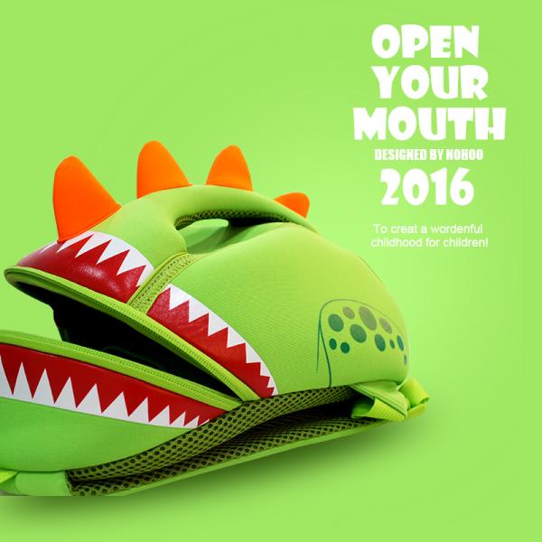 Cute Kindergarten Backpacks , Personalized Dinosaur Backpack For Toddlers