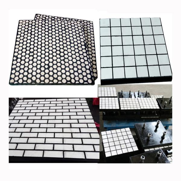 Плитки глинозема 95% керамические носят плиты для керамики индустрии насоса грязи составной