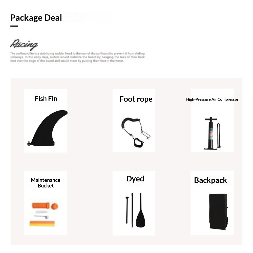 Factory supply Foldable Inflatable PVC Stand-Up Paddleboard (SUP) for Adult Surfing & Kayaking