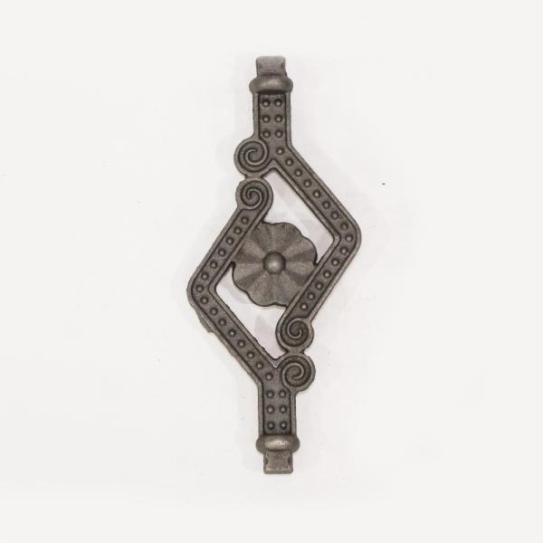 Wrought Iron Decorative Iron Pieces Handrail Fittings Anti Rust Custom Design