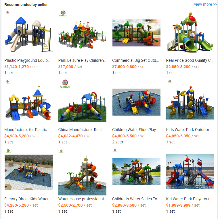 Customized Design Plastic Water Slide For Kids Water Play Structures Anti Skid