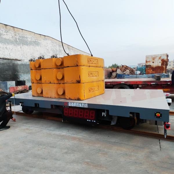 Nuclear Industry Apply Heavy Duty 40 Ton Rail Transfer Trolley