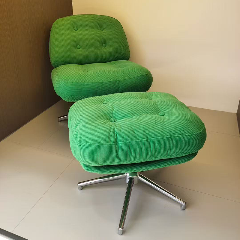 Modern Minimalist Single Seat Lazy Lounge Chair Office Chair Home Living Room Swivel Sofa Chair Recliner Eco-Friendly AcreECO