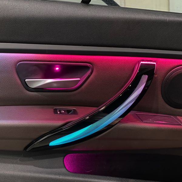 CF Smart RGB Ambient Light System for BMW F30 F32 F33 F36 - Vehicle-Specific Design with 12V DC Seven Piece Set