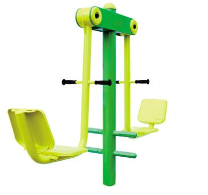 outdoor gym equipment steel based zinc powder coating leg stretching machine-OK-Z01