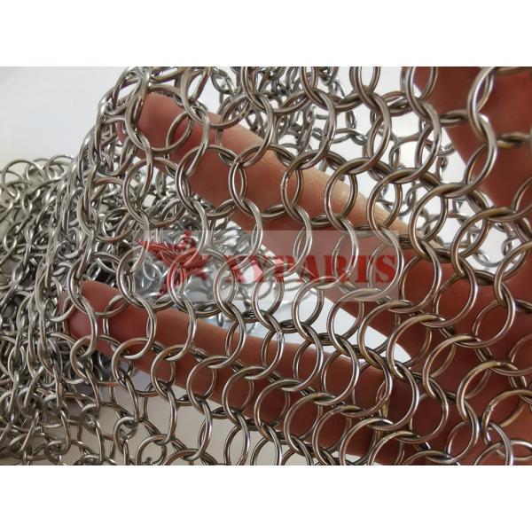Round Type Weld Stainless Steel Ring Mesh Curtain for Animal Protection Fence