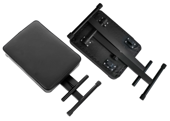 Foldable Height Adjustable Instrument Stool Portable Thick Cushion For Keyboard Guzheng