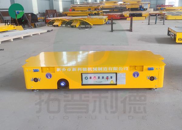 Heavy Duty Normal Steering Wheels Electric Trackless Transfer Carts