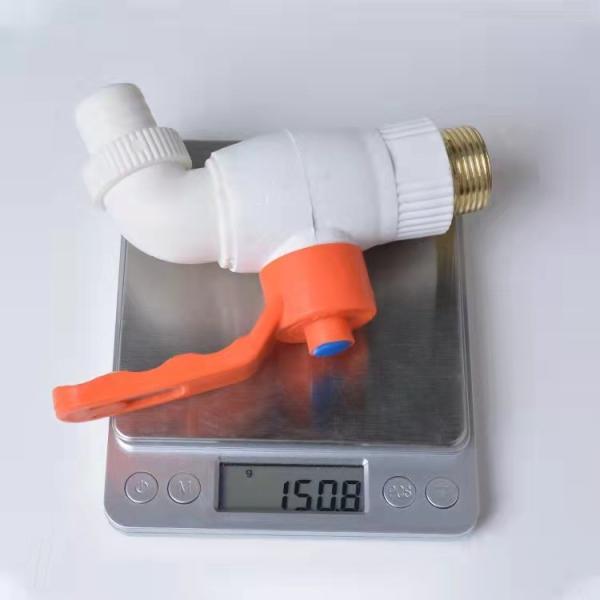 Smooth Hand White ABS Plastic Basin Faucet Water Tap for Kitchen Bathroom Best Seller
