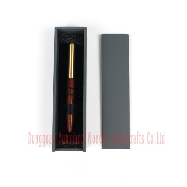 Empty Wooden Pen Presentation Boxes, Wooden Pen Case with Black Decor, Gift Collection Case for Christmas Thanksgiving Birthday