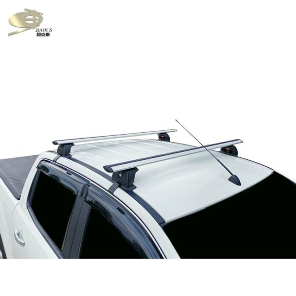 Silve Roof Rack Crossbars Abs For Mazda BT-50 2012-2019 Matte Black