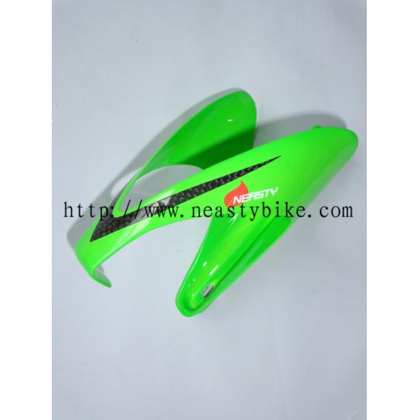 NT-BC1008 Cycling Green and Decal Carbon Fiber Bottle Cage