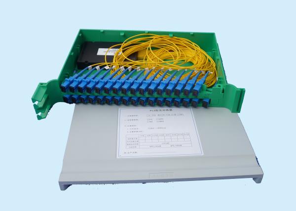 High Reliability 1x32 PLC Tray Fiber Optic Cable Coupler Low Insertion Loss