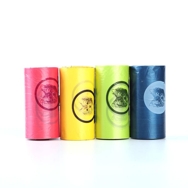 Heavy Duty Custom Degradable Dog Poop Bags Thick Leak Proof Tear Resistant Pet Waste Bags