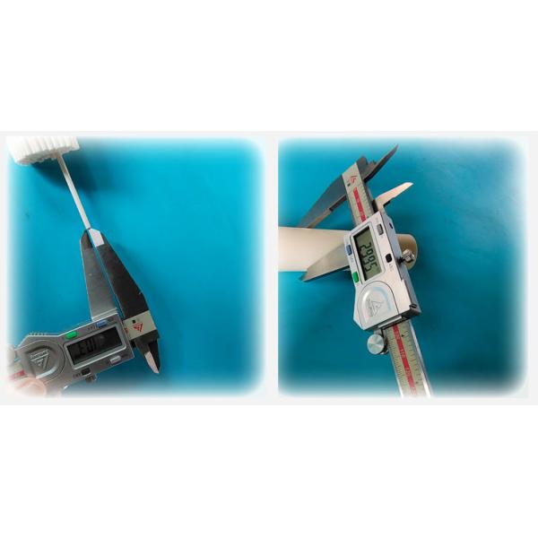 99% Purity High Temp Alloys Al2O3 Micro Ceramic Tube Eroded Oxidation