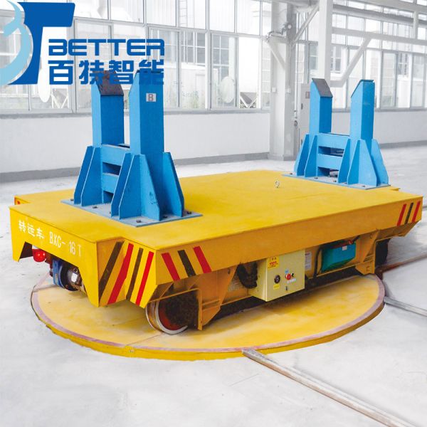 Insulated Rail Rotary Transfer Cart with 360° Intelligent Rotation for Heavy Load Transportation in Steel Industry