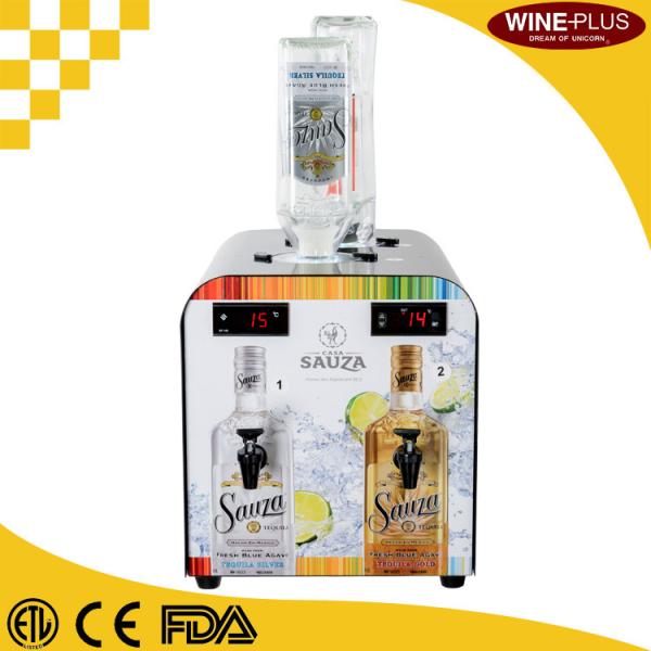 Wineplus Large Capacity Double Shot Chiller With 2 Stainless Steel Inner Tanks