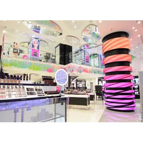 2.5mm 3mm Soft Led Curtain Video Wall RGB Soft Column Creative Shape 1500 Nits