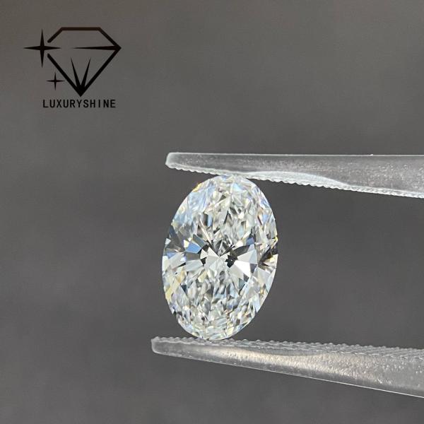 VVS Lab Grown Diamond D-F Color White Oval Excellent Cut 0.1-10CT with IGI Certificate 3EX Cut Stones