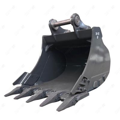 Welding Work Rock Bucket For Excavator Customized Process Technology