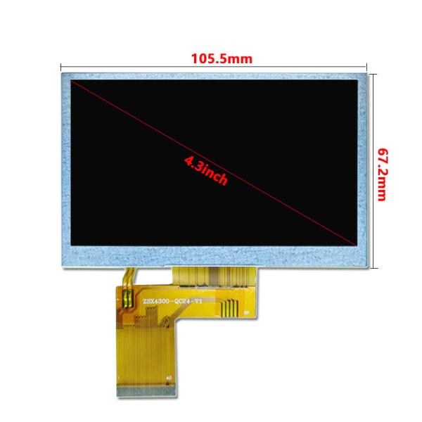 4.3インチ TFT LCD モジュールディスプレイ RGB インターフェースでカスタマイズ