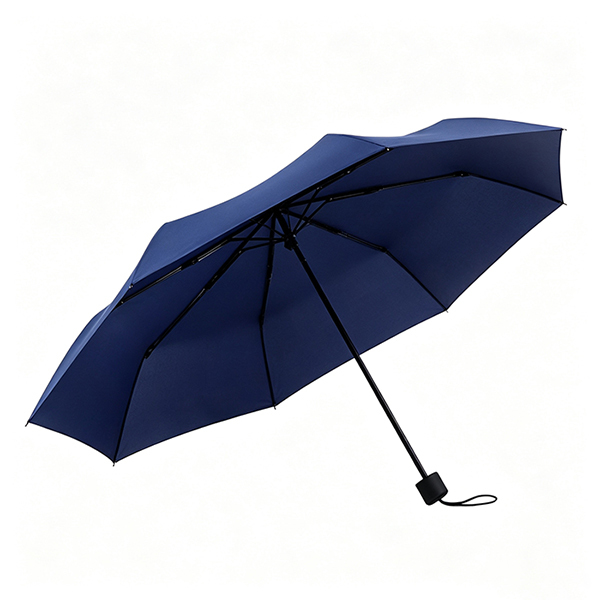 Wholesale 3 Fold Manual Umbrella with 190T Pongee Fabric 250g Ultra-Lightweight and 24cm Folded Compact Length for Promotions
