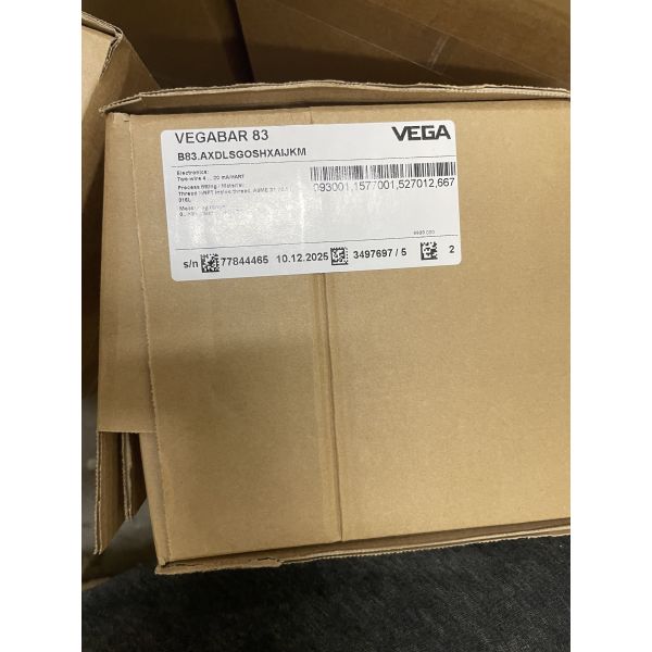VEGA B83.AXDLSGOSHXAIJKM Differential Pressure Transmitter